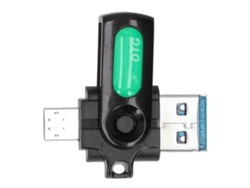 Adaptador Otg Portátil Para Android V8 Con Interfaz Usb 2.0/3.0/usb Pd (verde)
