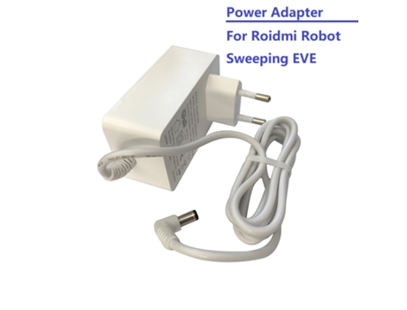 Adaptador de corriente con enchufe europeo para Robot Roidmi Sweeping EVE, base de carga, repuestos de aspiradora, accesorio, cargador de pared, bl...