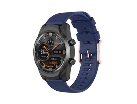 Correa para reloj Polar Grit X / Vantage M de 22 mm con textura de puntos, color azul medianoche VENISYMLIS