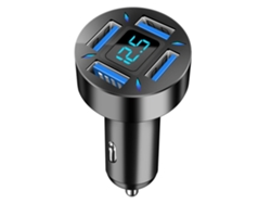Cargador Para Vehículos De 66 W, Compatible Con Carga Rápida, Con Adaptador Para Encendedor De Cigarrillos.