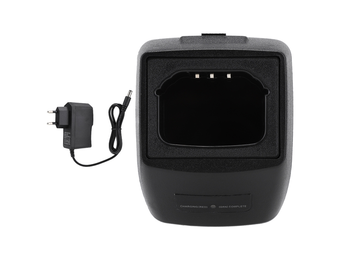 Base De Carga Con Adaptador De Corriente Para Batería De Radio Portátil De Escritorio De 18 V