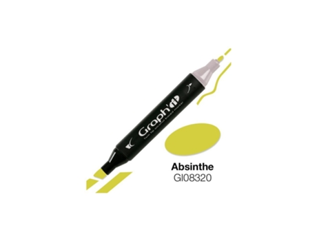 Marcador GRAPH'IT de doble punta - Absinthe