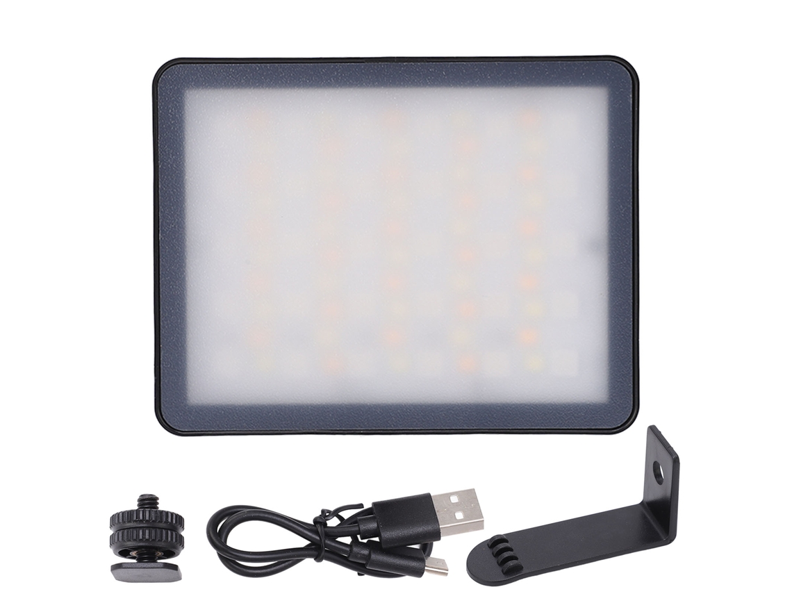Luz de vídeo RGB portátil, luz RGB Relleno para cámara y vídeo.