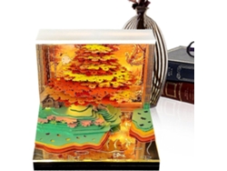 Calendário 3d 2026| De Papel Artístico Com 52 Semanas| Bloco De Notas Decorativo Para Planejamento De