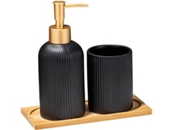 Juego Baño Accesorios Con Dispensador Jabón,