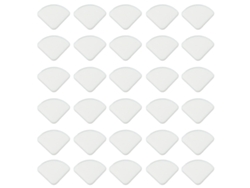 30 Protectores De Esquinas De Silicona Suave Para Muebles, Para La Seguridad De Bebés Y Niños, Color Blanco.