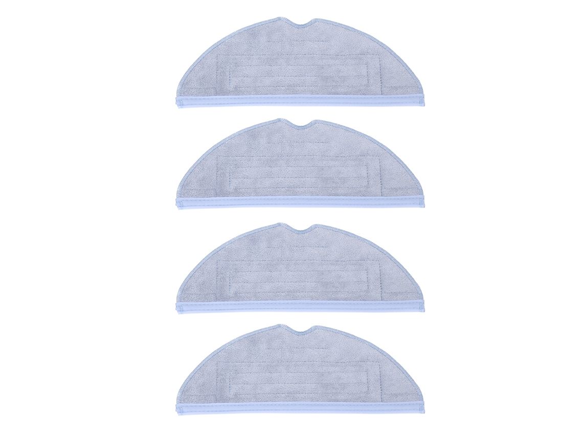 4 Paños De Fregona Reutilizables Y Lavables Para Aspiradora S7+ S7 T7s T7 Plus
