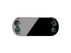 Consola De Juegos Retro Portátil Szsmart Anbernic Rg Vita 5.46" Ips 64gb Android/linux Wifi Bt 30+ Simuladores + Tarjeta De Juegos De 128gb - Negro