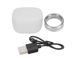 Anillo Inteligente Para La Salud, Monitorización Del Sueño, Contador De Pasos, Resistente Al Agua Ip68, Recargable, Plateado 9