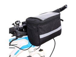 Bolsa impermeable para manillar de bicicleta con soporte para teléfono, color gris Gusshious