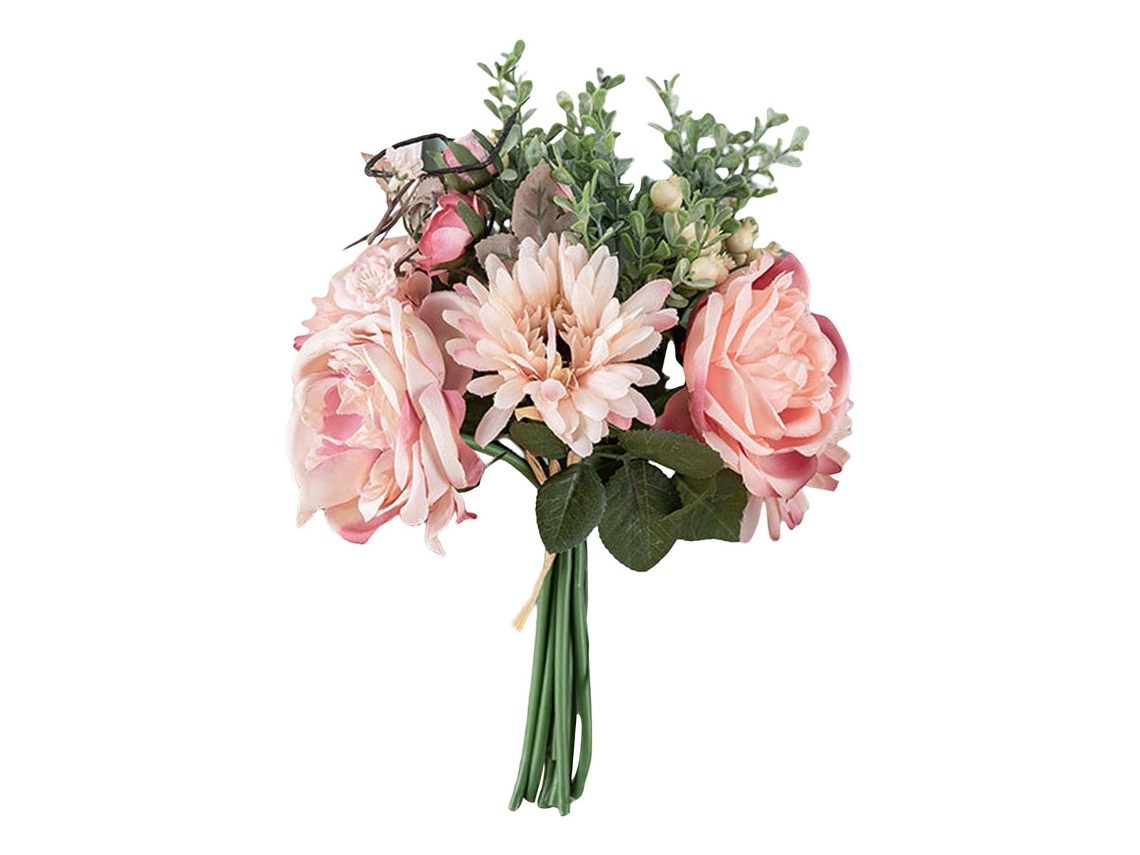 Ramo de flores artificiales para boda, arreglo floral de rosas slowmoose