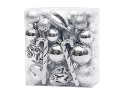 Bolas decorativas de plástico transparente para decoración de fiestas TRUYUETY