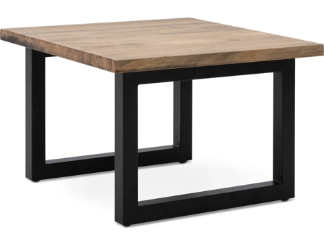 Mesa de Centro BOX FURNITURE ICSMA-606053 30 NG-EV (Negro - Madera, Acero - 60x60x53 cm)