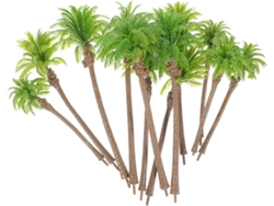 Modelos De Palmeras Decorativas En Miniatura, 12 Piezas, Árboles Artificiales