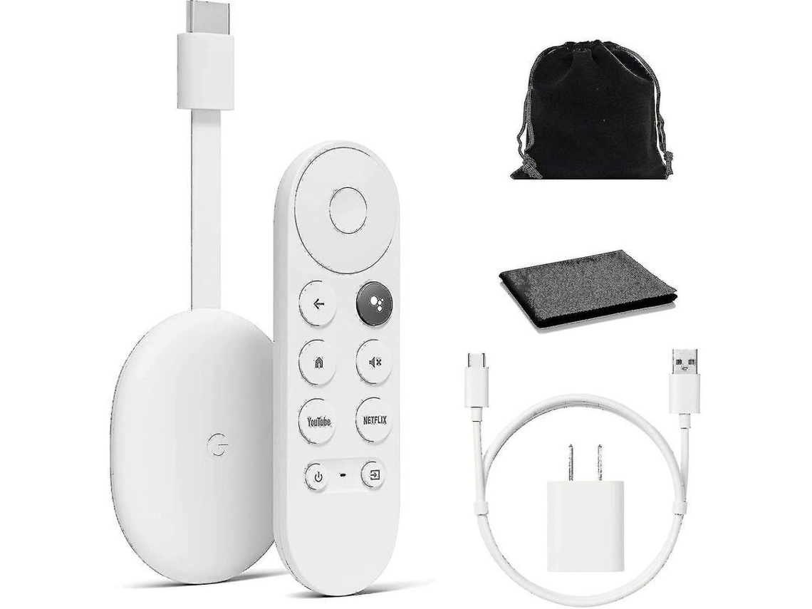 Chromecast Con Google Tv: Reproductor Multimedia 4k Hdr Con Búsqueda Por Voz Y Bolsa De Valores.