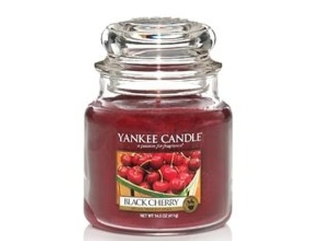 YANKEE CANDLE - Black Cherry Candle - Scented candle 104.0g