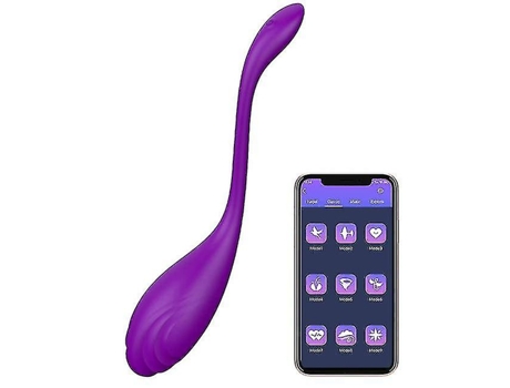 App Control Love Eggs Para Mujer Vibrador de Pareja con 12 Frecuencias y Control de App Remota Impermeable y Recargable BISBISOUS
