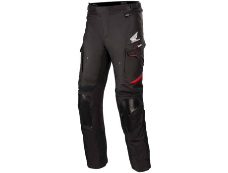 Pantalones para Hombre ALPINESTARS Honda Andes V3 Drystar Negro para Motociclismo (XXL)