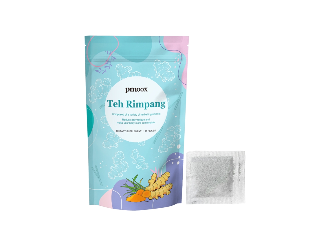 Té saludable con rizoma natural, eficaz para el bienestar.