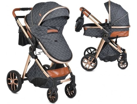 Carrito de Bebé Individual MONI Individual Duo Conversível Aima Beige