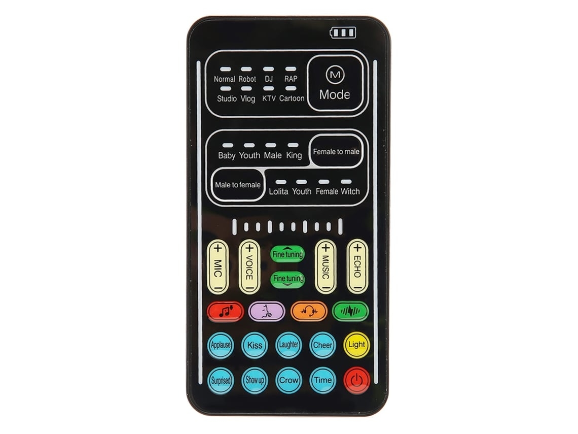 Dispositivo modificador de voz con 8 efectos y alteraciones de sonido, micrófono de mano modificado*