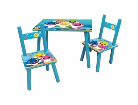 Conjunto de Mesa y Sillas para Niños FUN HOUSE BABY SHARK