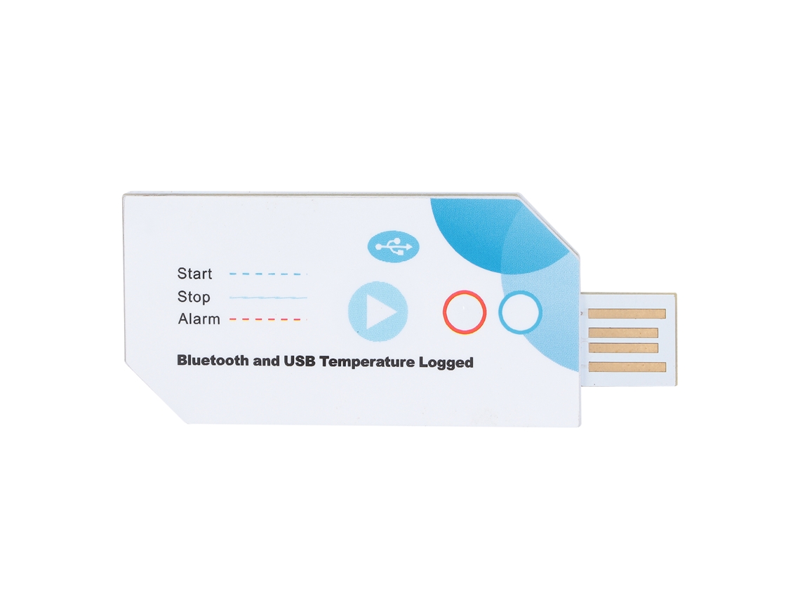 Registrador De Temperatura Usb Nfc Desechable Para Almacenamiento En Cadena De Frío (180 Días)