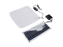 Panel solar portátil de 50 W con manta eléctrica solar para acampar al aire libre