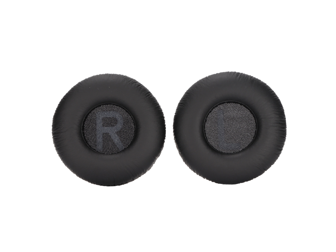 Almohadillas De Repuesto Para Auriculares Tune600 Btnc T500bt T450 T450bt Jr300bt, Cuero Proteico Negro.