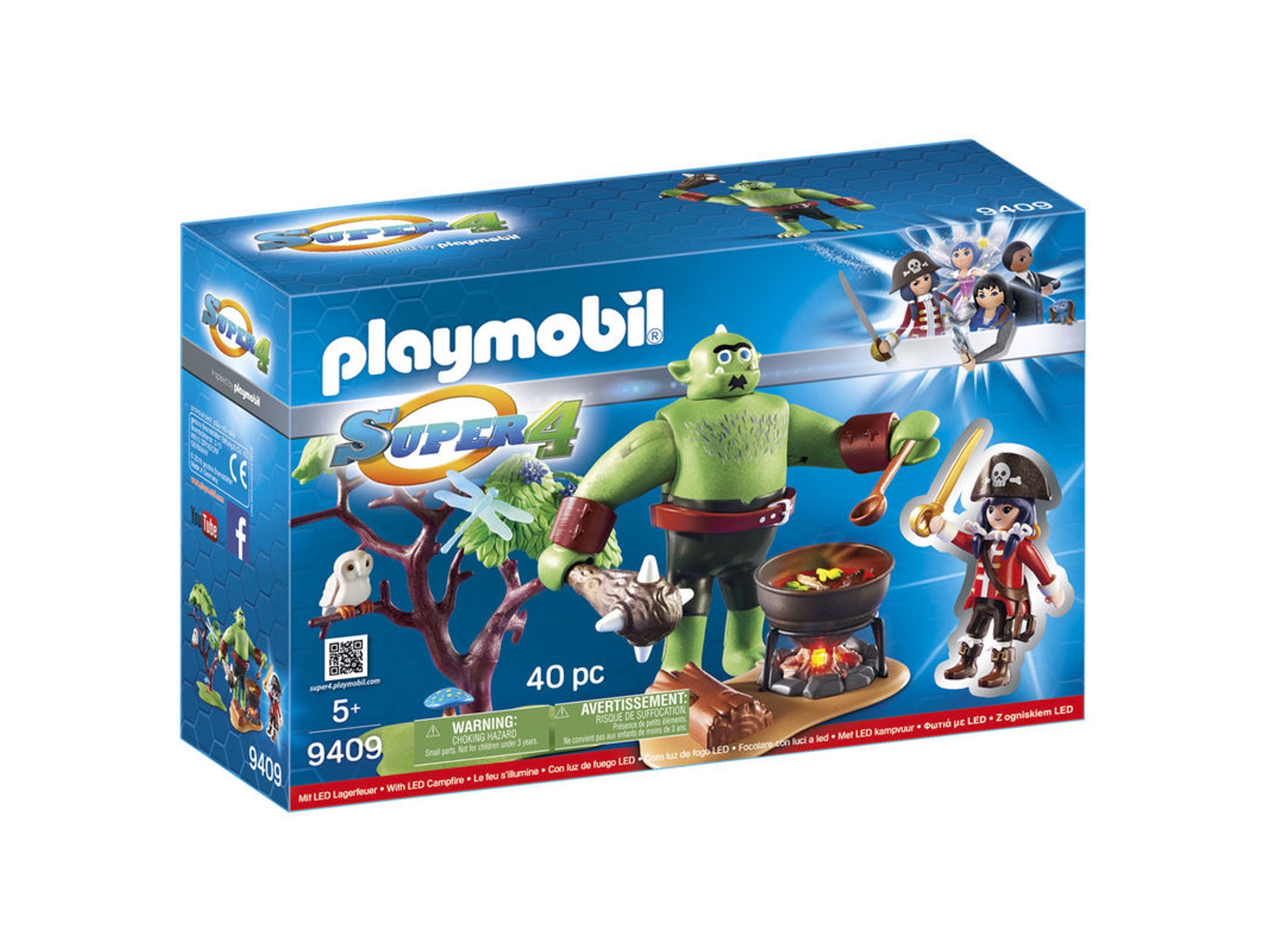 PLAYMOBIL Super 4: Ogre con Ruby (Edad Mínima: 5 - 40 Piezas)
