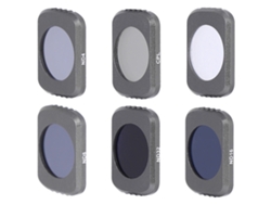 Kit de filtros para lentes: CPL, ND, estrella - Compatible con Osmo Pocket