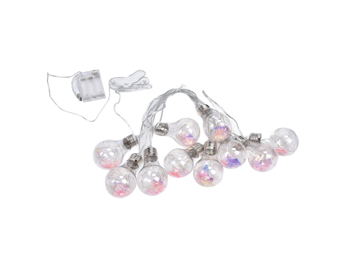 2026-cordón De Luces Con 100 Led Bombilla Mariposa Ip45 Impermeable Cable De Cobre Para Fiesta Hogar Dormitorio Niños Navidad