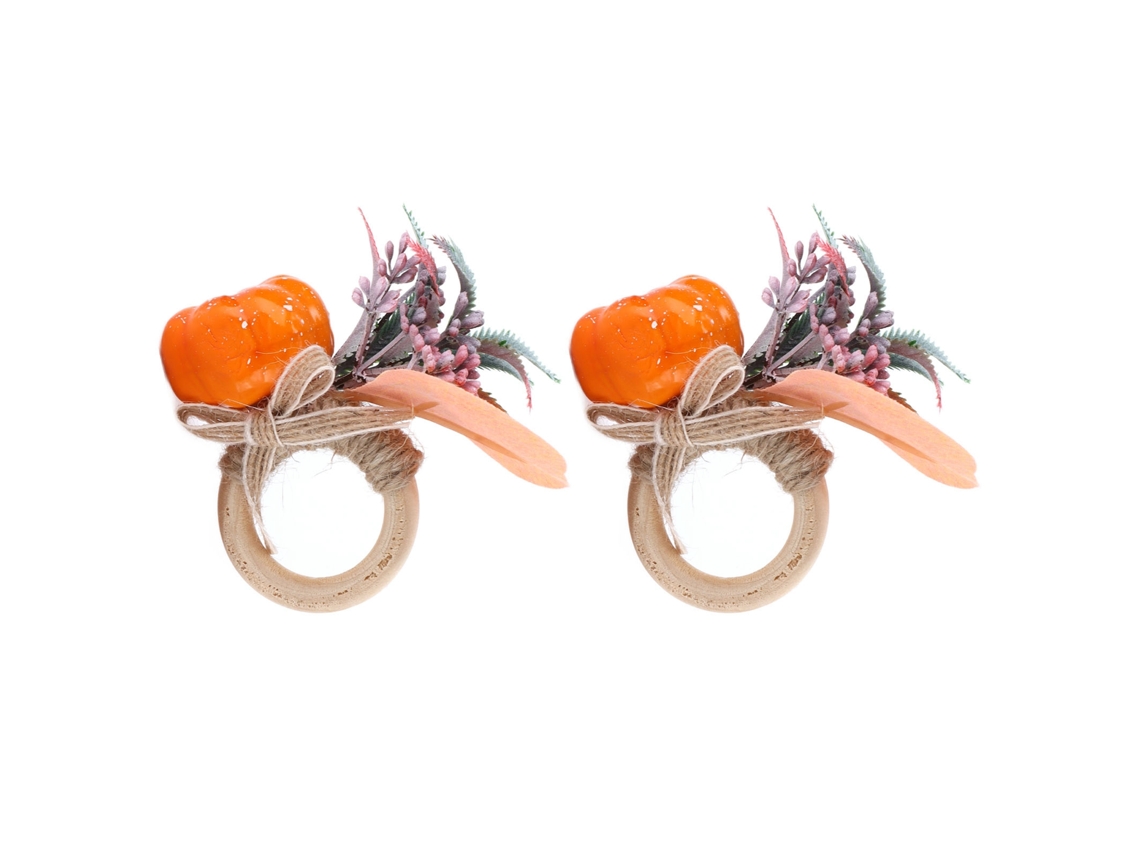 Anillo Decorativo Innovador Para Sujetar Toallas De Papel, Ideal Para Halloween, Acción De Gracias, Navidad Y Decoración De Mesas (2 Unidades).