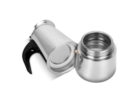 Cafetera de café de acero inoxidable Cafetera Moka Pot Geyser Cafeteras Kettle Coffee Brewer Latte Percolator Estufa Herramientas de café | Cafeter...
