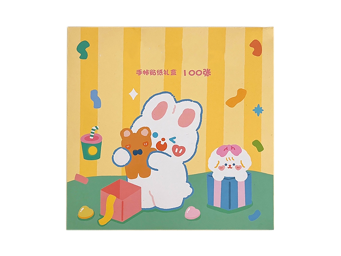 100 Pegatinas De Scrapbooking Diseño Cartoon Bonito Impermeable Para Diario Botella De Agua Cuaderno