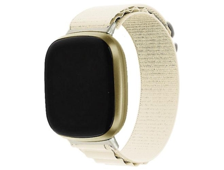 Correa De Reloj Inteligente Para Fitbit Versa 3 / Sense Universal Loop Nylon Watch Band Starlight VENISYMLIS