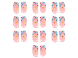 Zapatillas En Miniatura Para Casas De Muñecas, Accesorios 1:12 1:6, Resina, Rosa, Para Mayores De 3 Años.