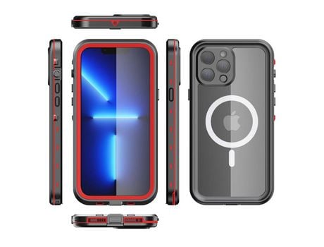 Carcasa para iPhone 14 Pro Max SEMD G214-025 Rojo