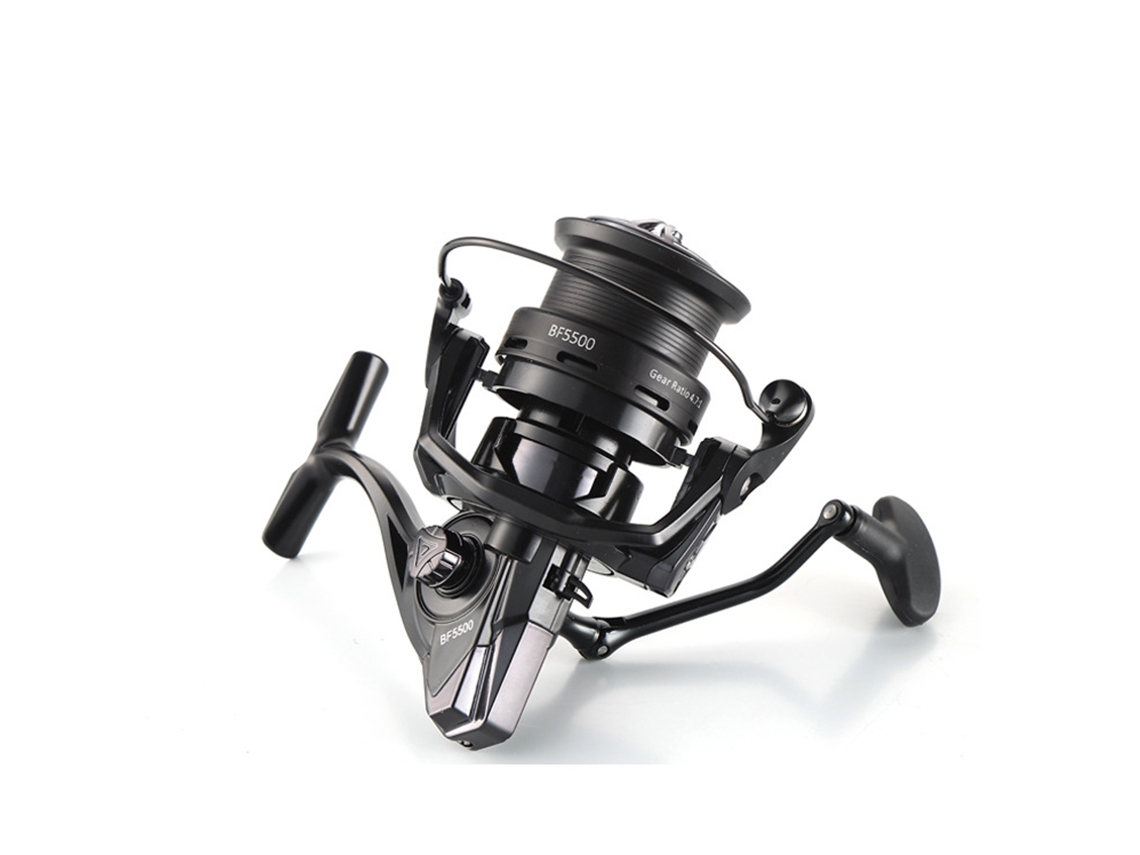 Danu26-molinete De Pesca Spinning Con Carrete Metal 5+1 Rodamientos Eje Acero Inoxidable 4.7:1 Para Carpintero