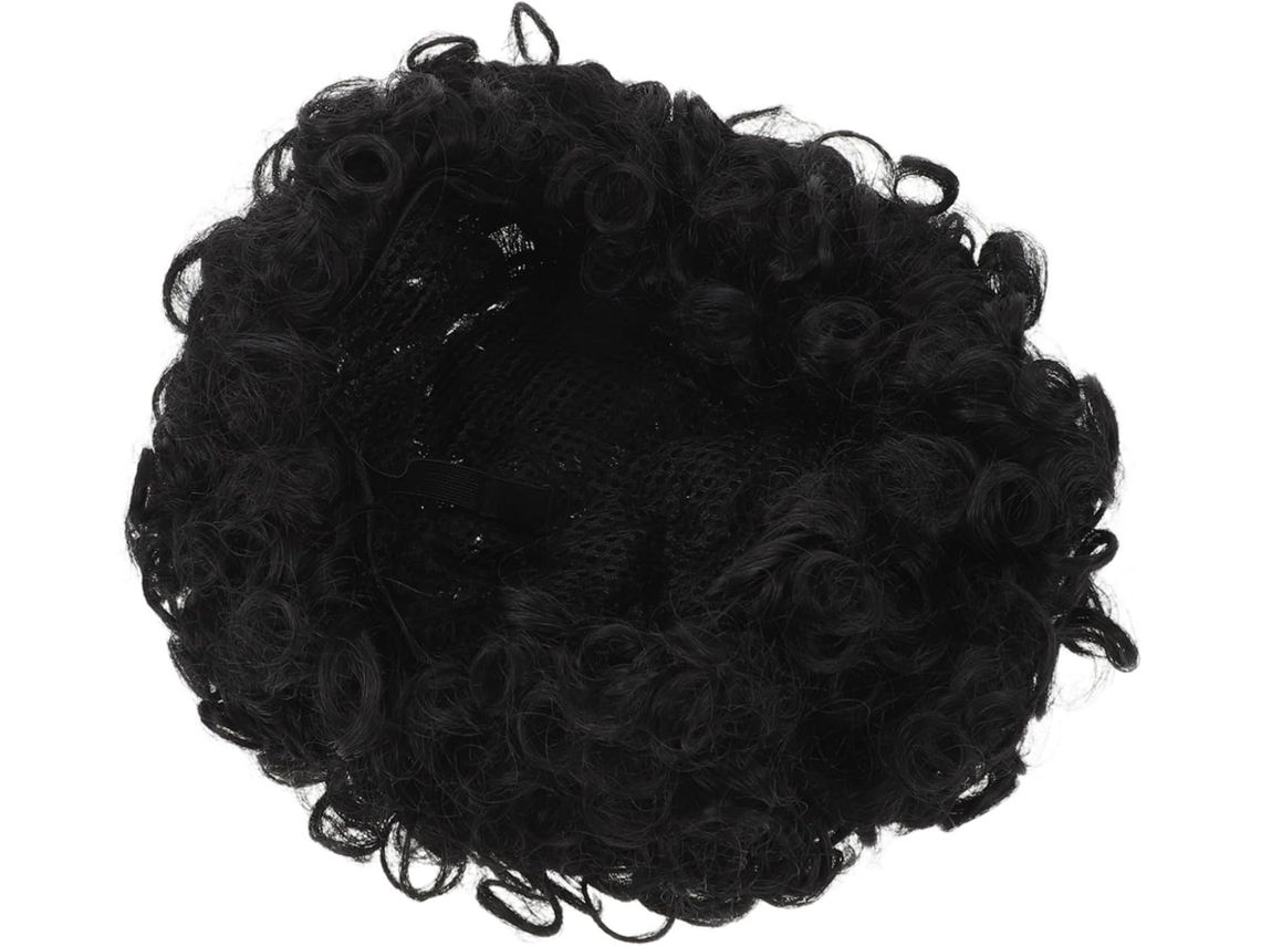 Perruque Cuellorte Bouclée Front Lace Afro Para Femme Cosplay Halloween