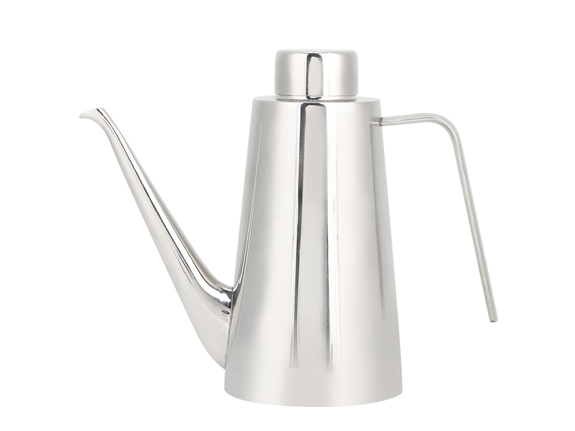 Hervidor de aceite de cocina para el hogar, dispensador de aceite ajustable, botella dispensadora de aceite de oliva con diseño de pico de águila, olla