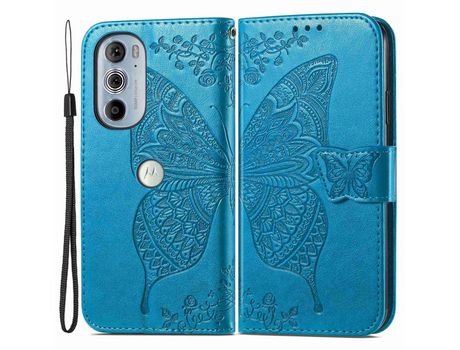 Carcasa para Motorola edge 30 pro/edge + (2022) Azul