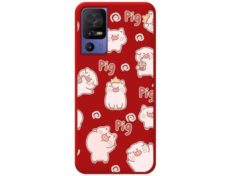 Carcasa para TCL Tcl 40 se TUMUNDOSMARTPHONE Rojo