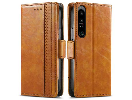 Carcasa para Sony xperia 1 iv 5g CASENEO Marrón