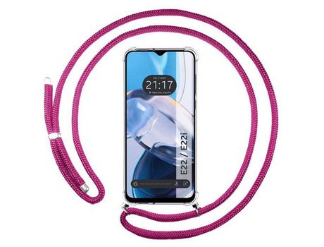 Carcasa para Motorola moto e22 / e22i TUMUNDOSMARTPHONE Rosa