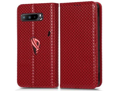 Carcasa para Asus rog phone 3 strix/rog phone 3 zs661ks Rojo