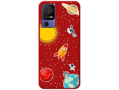 Carcasa para TCL Tcl 40 se TUMUNDOSMARTPHONE Rojo