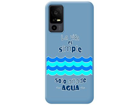 Carcasa para TCL Tcl 40 r 5g TUMUNDOSMARTPHONE Azul