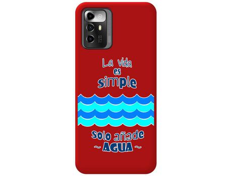 Carcasa para ZTE Blade a72 5g TUMUNDOSMARTPHONE Rojo