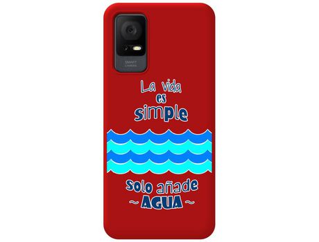 Carcasa para TCL Tcl 405 TUMUNDOSMARTPHONE Rojo